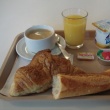 Frühstück bei "Marie", im deutschen Haus