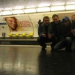 Gruppenfotos auf dem Weg